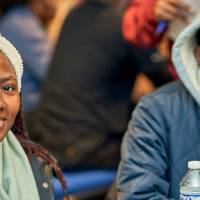 International Anchor Allies Winter 2026 First Mixer - portrait of two istudents